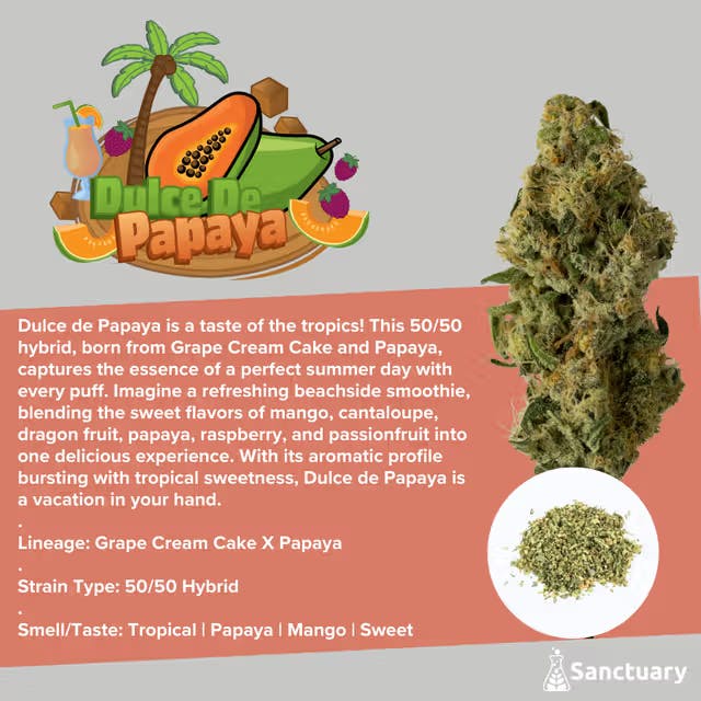 Sanctuary - Pre-Ground 7g - Dulce De Papaya