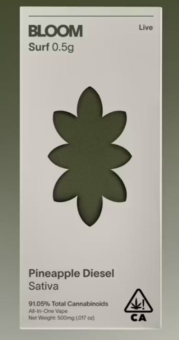 Bloom - Surf Live Disposable 1g- Pineapple Diesel (S) (1.0g)