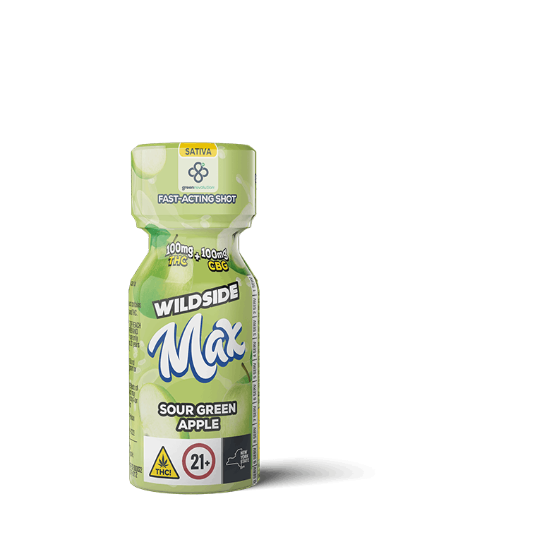 Green Revolution | Sour Green Apple | Nano Shot MAX | 1:1 THC:CBG | 100mg