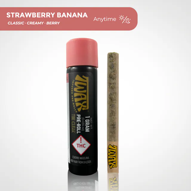 TWAX Infused Pre-Roll Strawberry Banana 1g (hybrid)