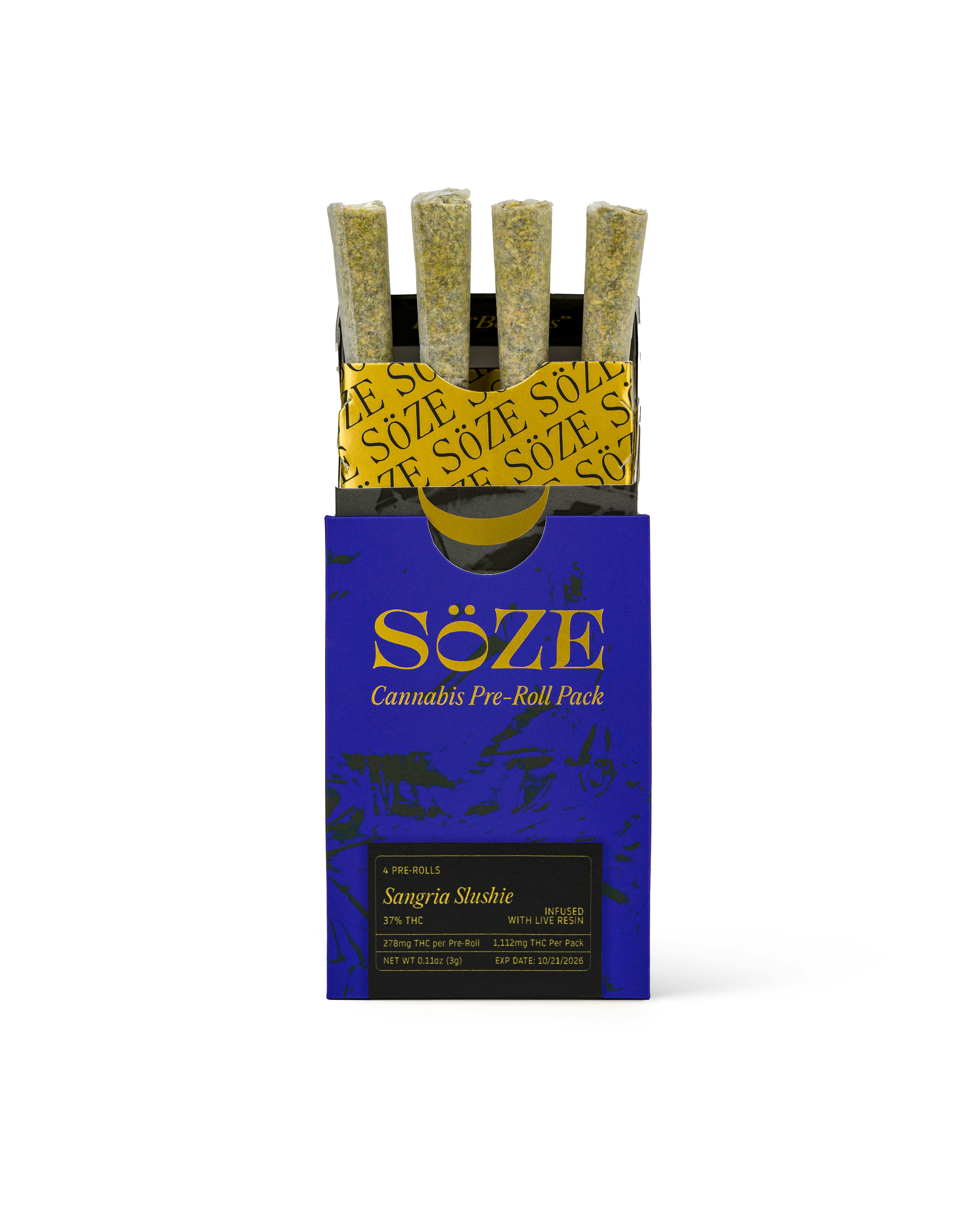 Shop Soze Live Resin SANGRIA SLUSHIE | 4-Pack in Williamsburg