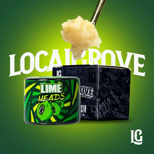Local Grove - 1g Live Rosin - Lime Heads
