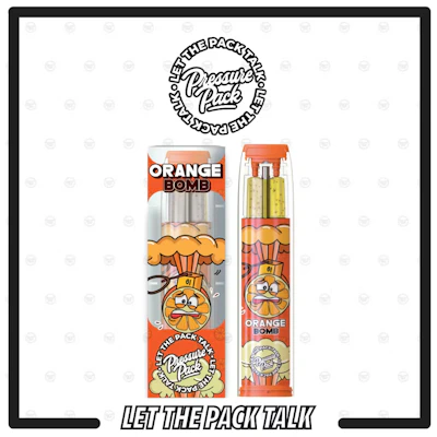 Pressure Pack - 2g Disposable - Orange Bomb