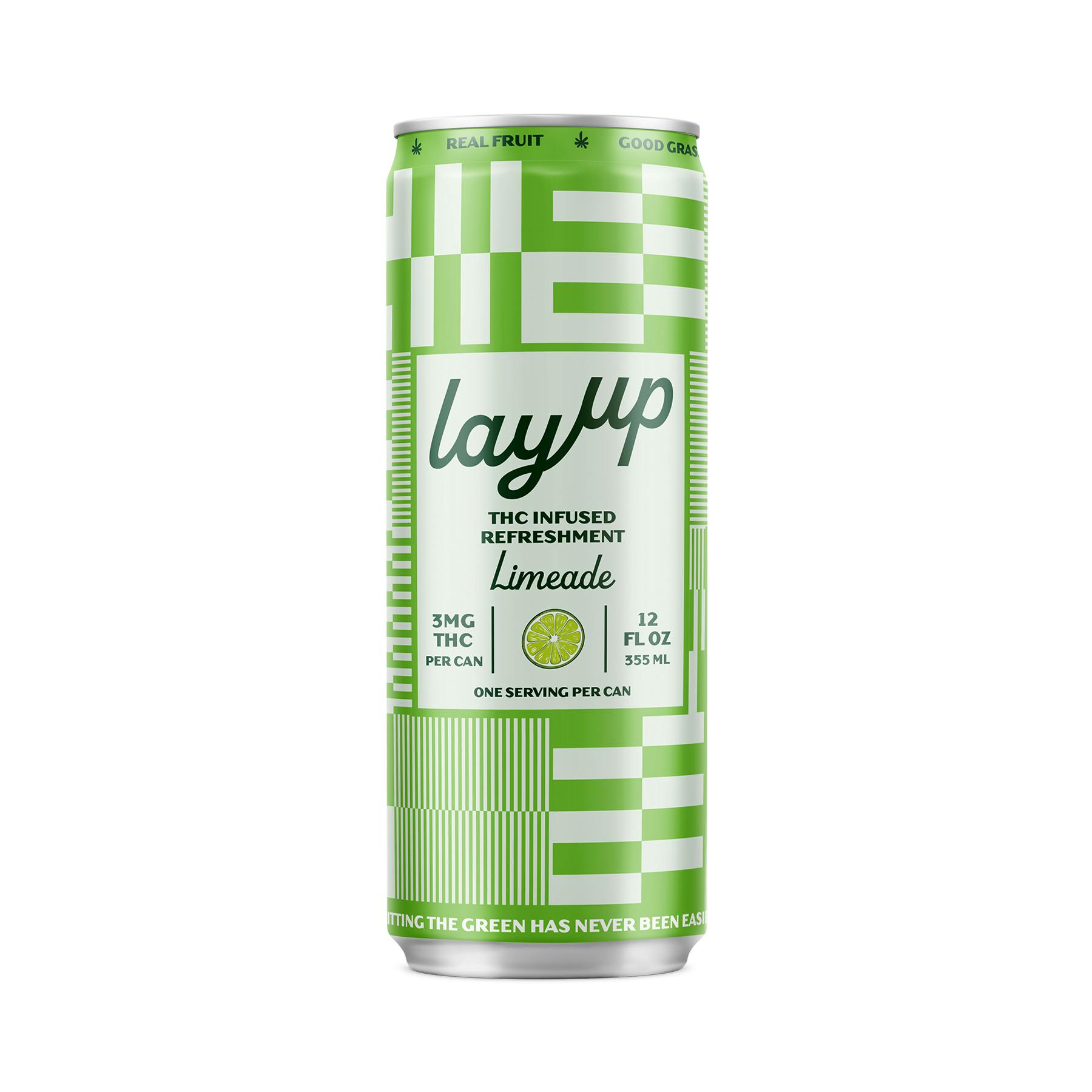 LayUp Limeade - Infused Beverage - 10mg THC 12oz