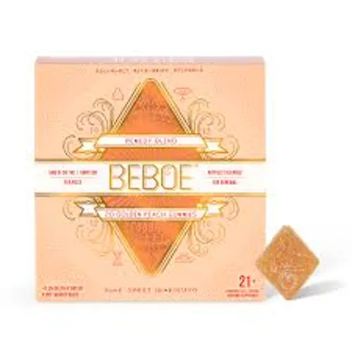 Beboe | Golden Peach 2:1 CBD:THC Gummies | (20ct/5mg)-1
