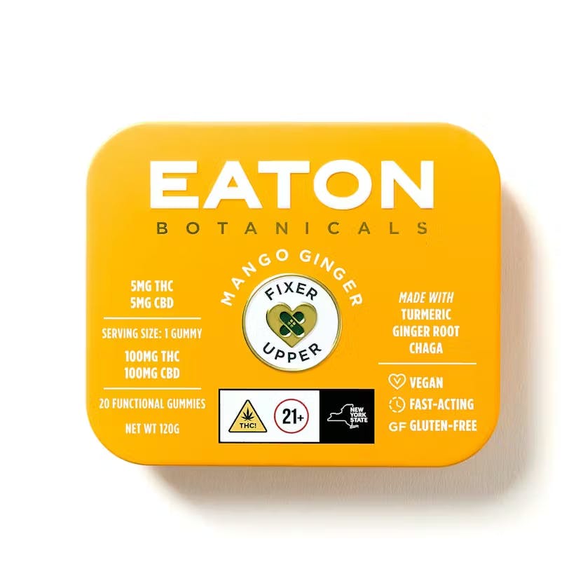 Product Eaton Botanicals - Mango Ginger Fixer Upper - 20pk - 100mg - Gummy