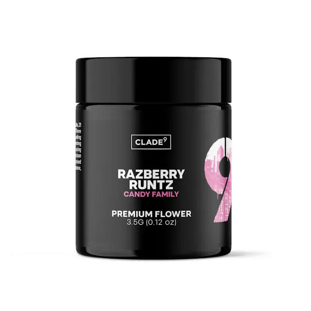 Clade9 Flower Razberry Runtz 3.5g (hybrid)