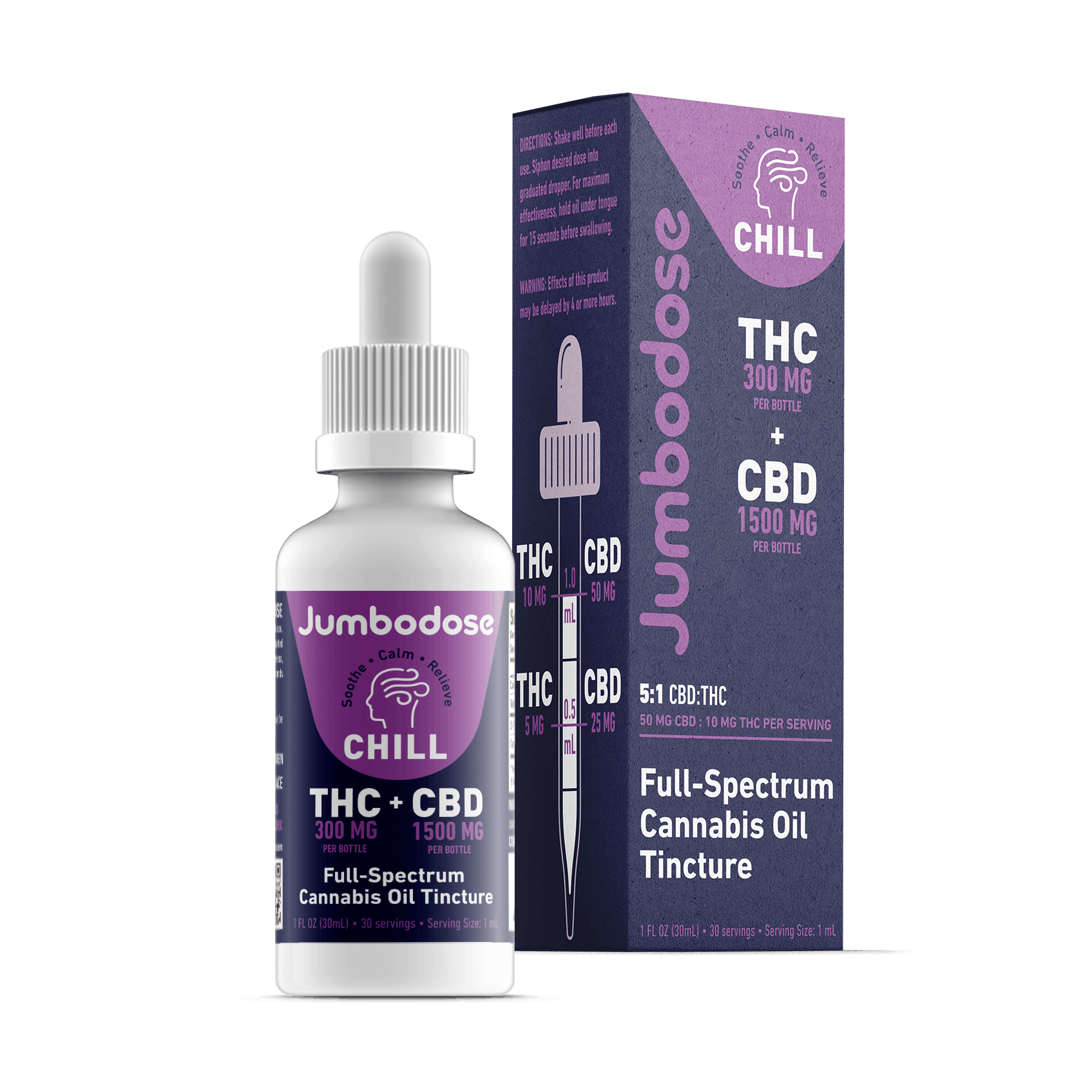 CHILL Tincture | 5:1 CBD:THC | 30mL