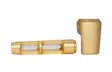 Aluminum Spoon Pipe Gold