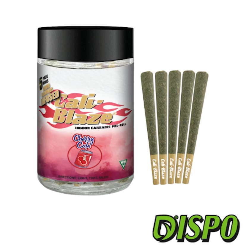Cali Blaze - Cherry Cola 5pk Liquid Diamond Infused Pre-Rolls