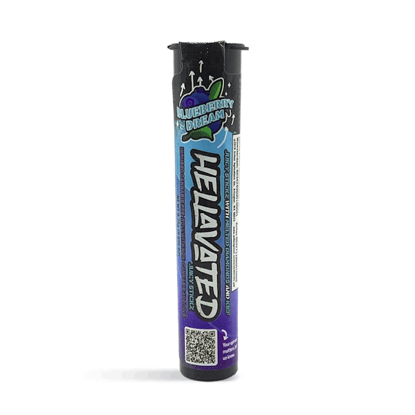 Blueberry Dream Juicy Stickz (H) - 0.75g Infused Pre Roll - Hellavated