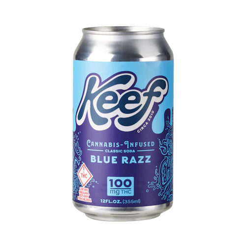 Keef - 100mg Soda - Blue Razz Extreme