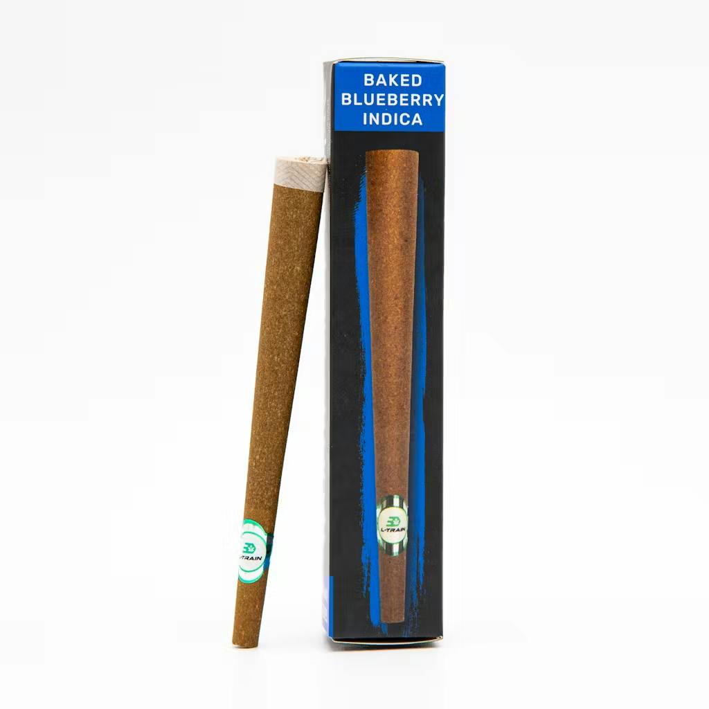 L-Train - 2g Moon Rock Infused Blunt - Baked Blueberry