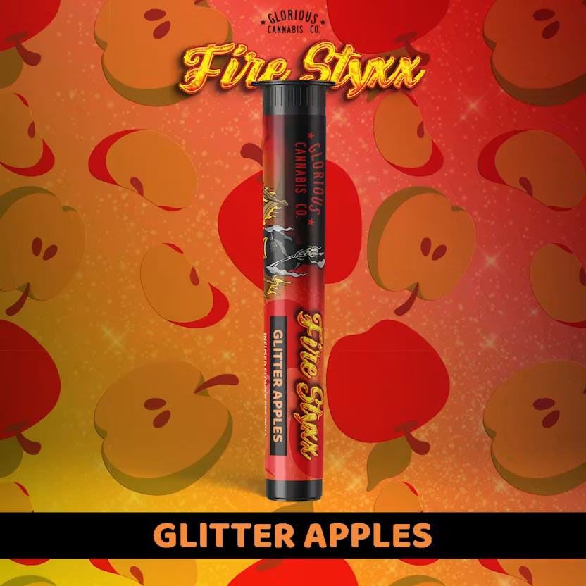 Product Fire Styxx | Glitter Apples | Infused Preroll | 1g