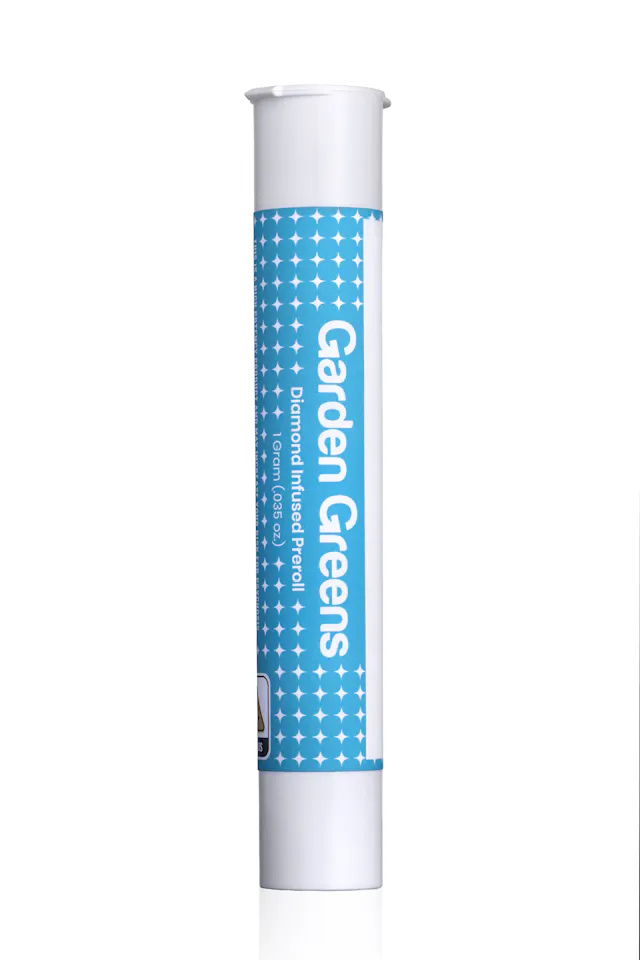 Garden Greens Diamond Infused Pre-Roll Triple OG 1g (indica hybrid)