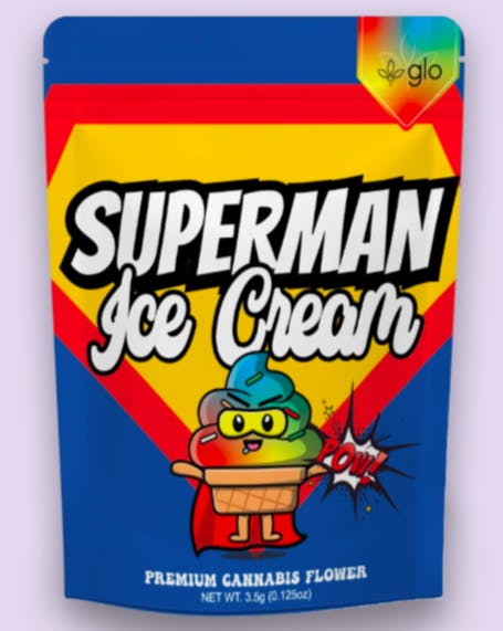 Product: Glo | Pre-Packed - 3.5g - Superman Ice Cream