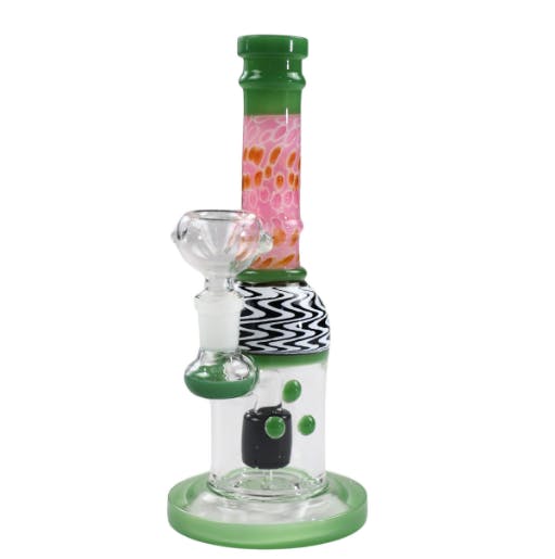 Luvbuds | Molino Double Glass Mushroom Bong - 9"
