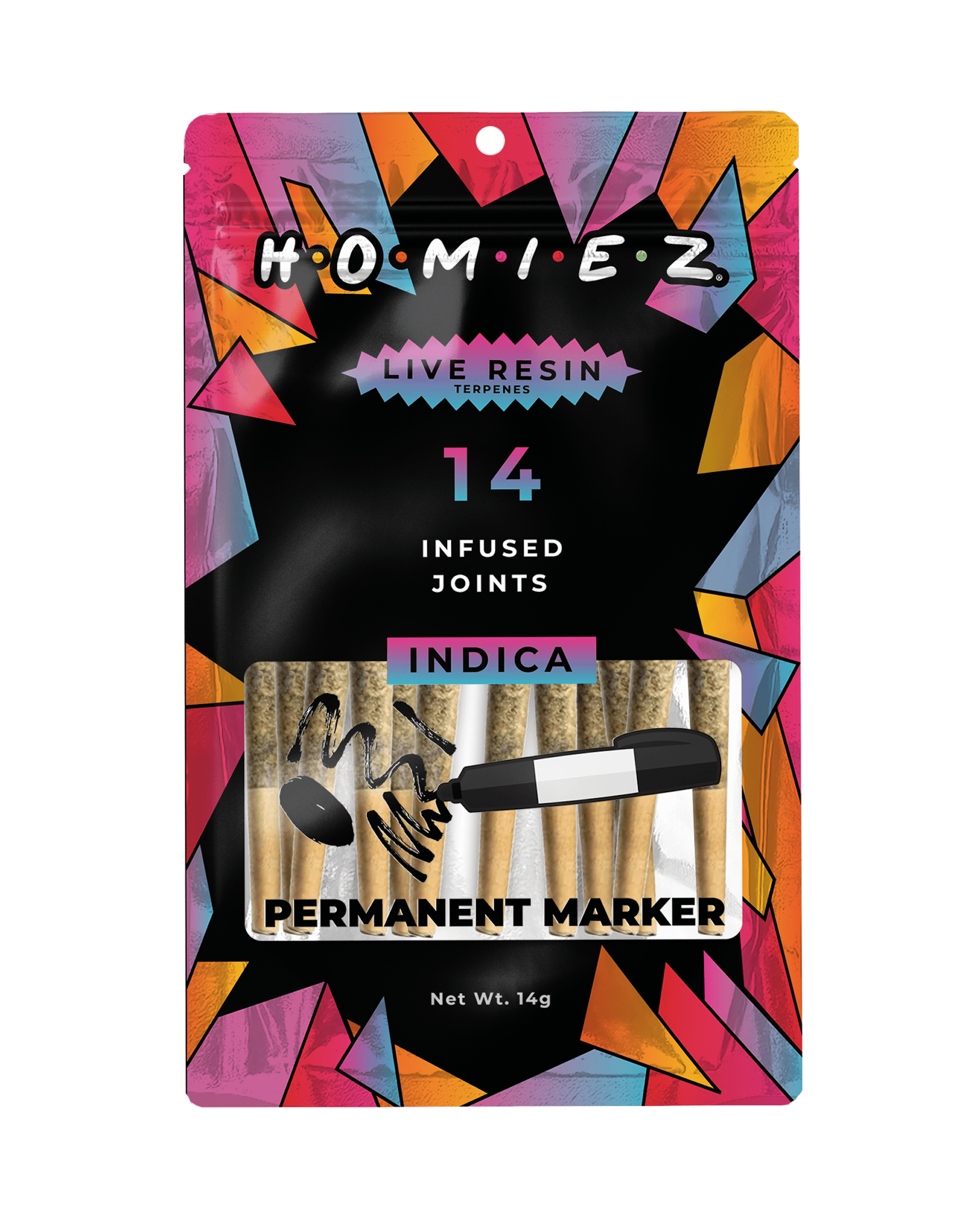 Homiez - Permanent Marker 14pk. Infused Pre-Rolls