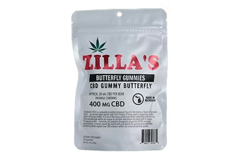 ZILLA'S | CBD BUTTERFLY GUMMIES | 400MG