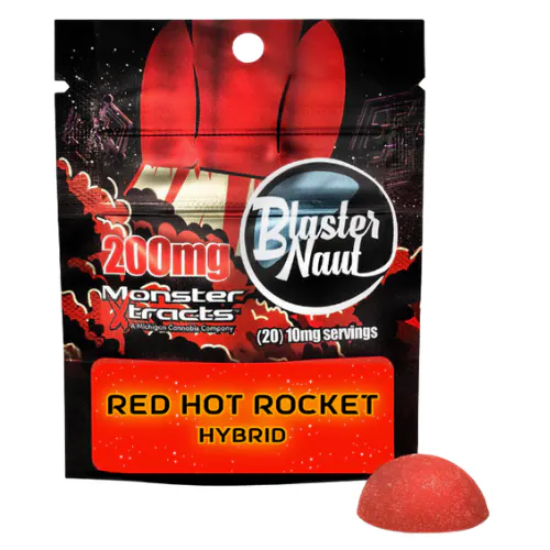 Monster Xtracts Red Hot Rocket Blasternaut Single Serve Gummy