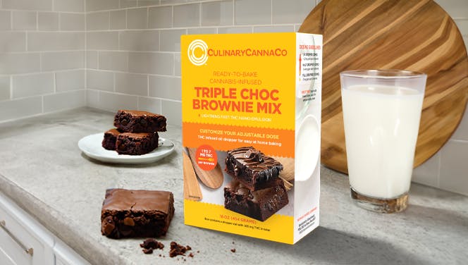 Product CUL Cannabis Company - Triple Chocolate Brownie Mix 100mg