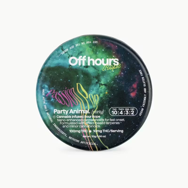 Product Off hours - Party Animal (Party) - Effect Based Rope - 100mg