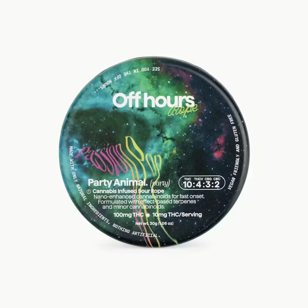 Off Hours Off hours - Party Animal (Party) - Effect Based Rope - 100mg ...