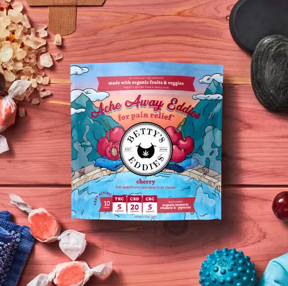 Product Ache Away Cherry Pain Relief Fruit Chews [10pk]