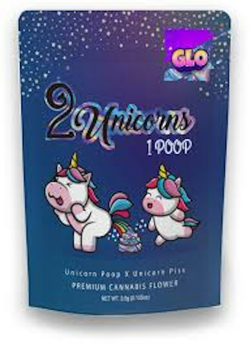 Glo Farm Prepacked Flower | 2 Unicorns 1 Poop
