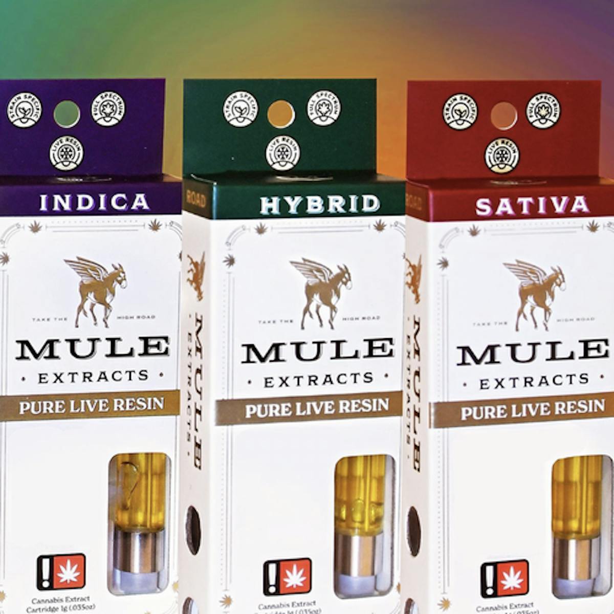 Photo of Mule Extracts 1g PINEAPPLE PURPS LR Vape Cartridge