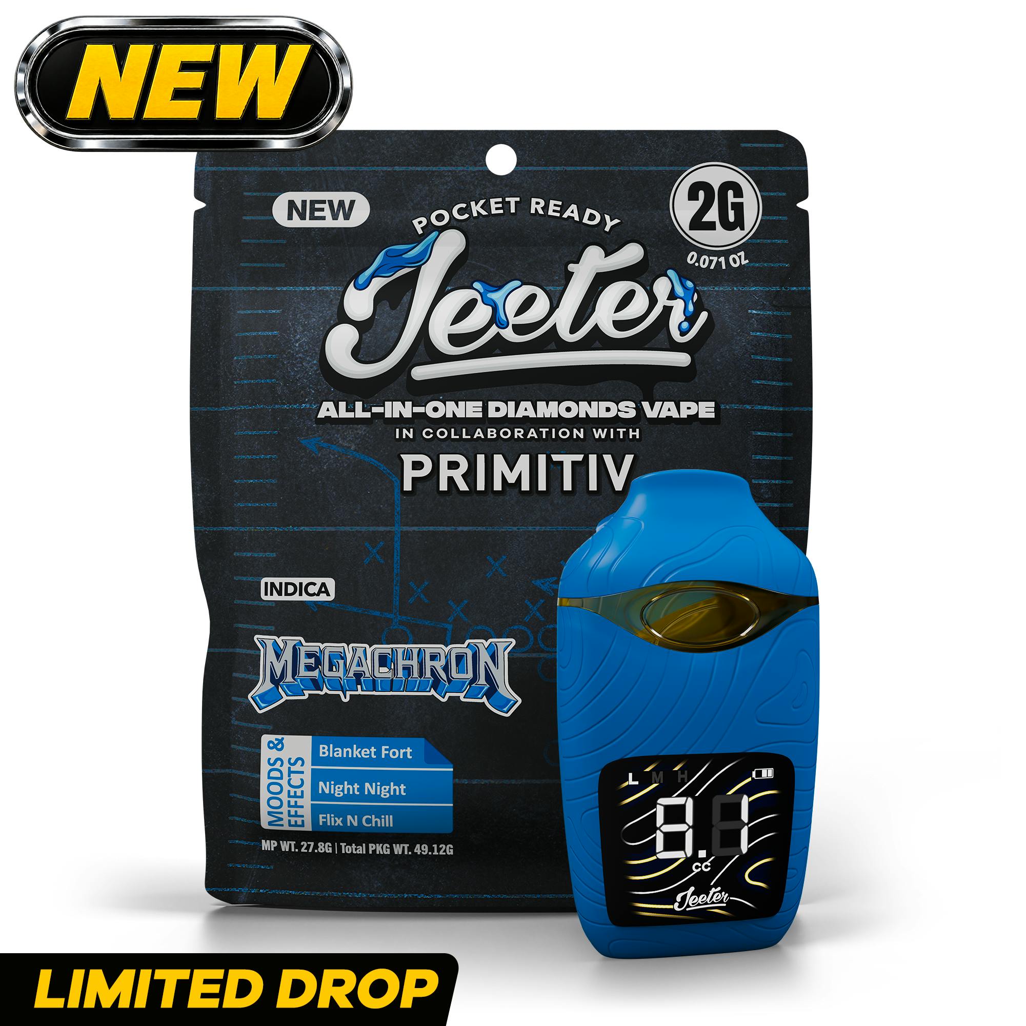 Jeeter Primitiv All In One Liquid Diamonds Vape - Megachron