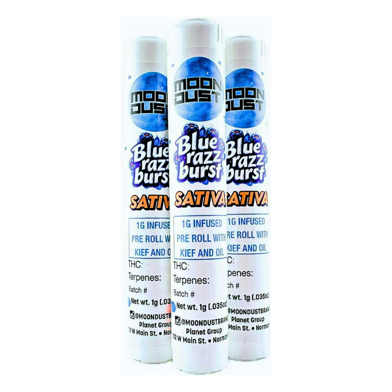 Moon Dust Moondust Blue Razz Burst