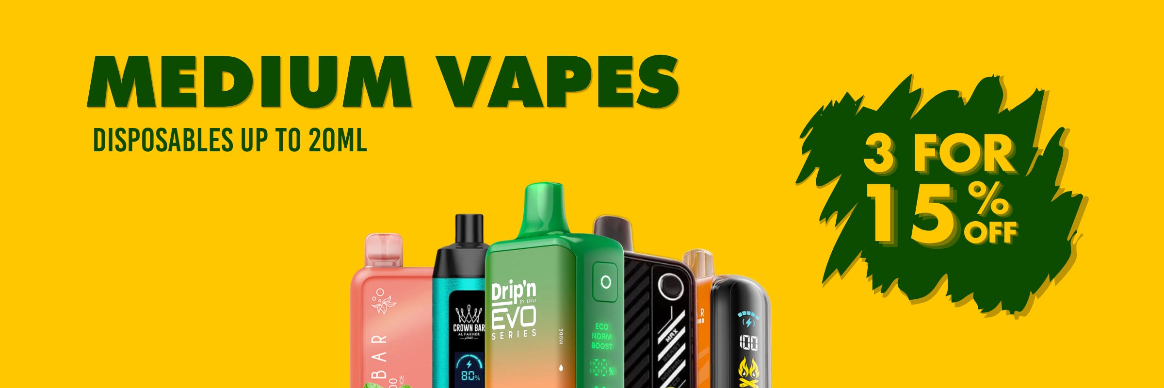 20ml, 16ml, 18ml, 22ml, Small Vapes, Vaping, Vape, Disposable, Elf Bar BC10000, BC10K, CAPSL AFX17, Al Fahker Crown Bar Crystal 10K, Drip'n EVO 28K, Drip'n EVO 63K, Flavour Beast Mode Max 2 50K, Elf Bar GH20000, Elf Bar GH20K, STLTH ECO XL, Geek Bar Pulse 9K, Geek Bar Pulse X, Geekbar, Elfbar, Allo Intense 50K, Allo, Kraze, Kraze HD Mega 20K, Kraze Luna 42K, OVNS Pioneer 50K, Elf Bar FS70K, Fruits, Candy, Juice, Soda, Tobacco, Menthol, Ice, Flavourless