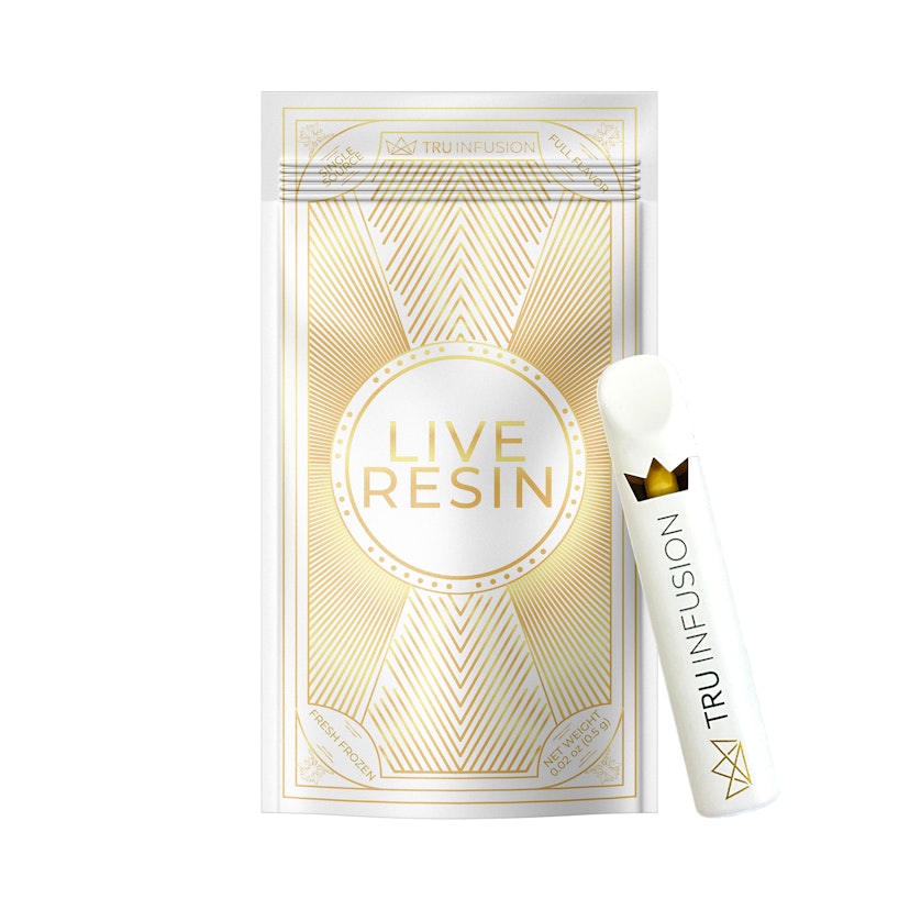 Tru Infusion Live Resin Disposable : Silver Project