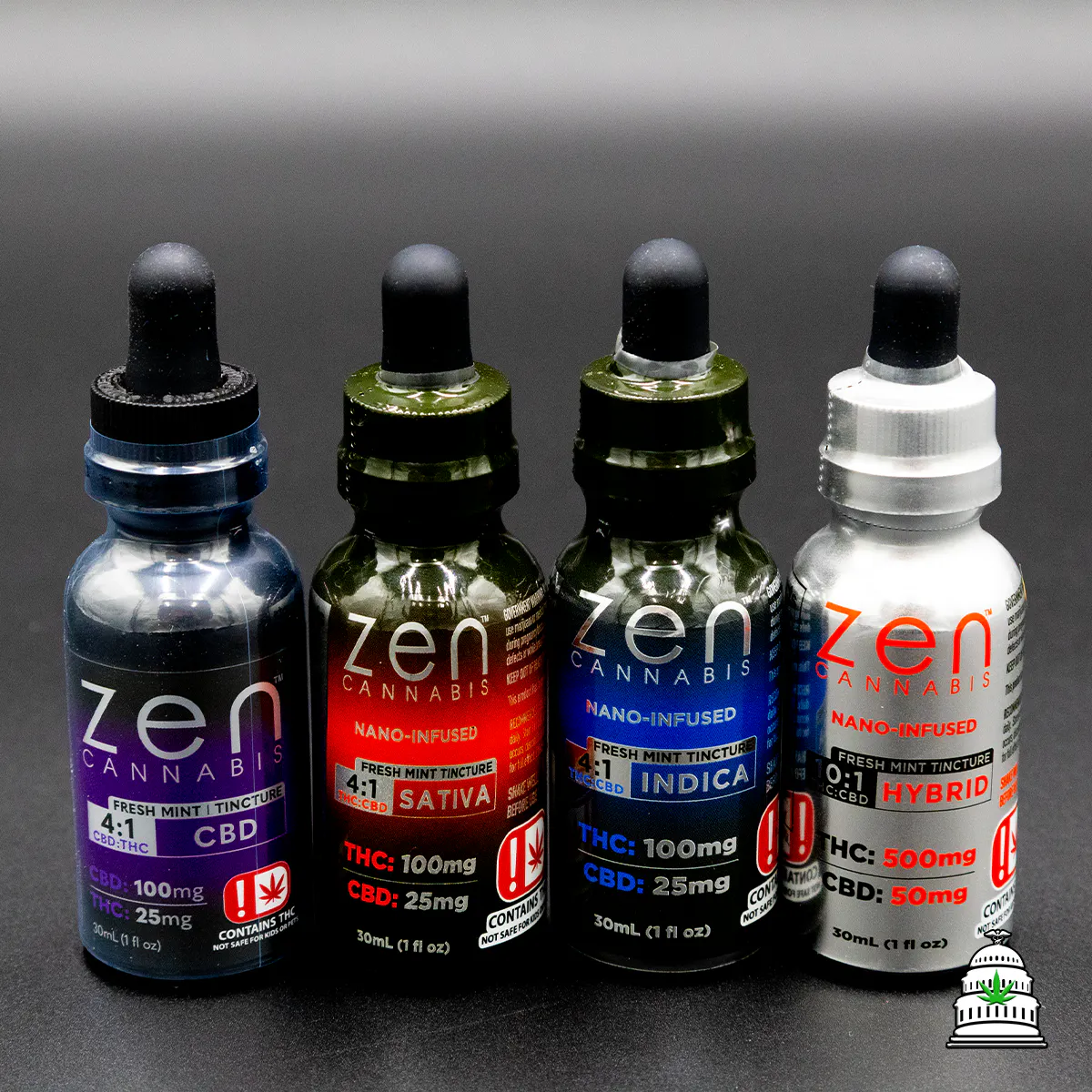 Hybrid Fresh Mint 10:1 - Zen Tincture | Capital Dank - Edmond