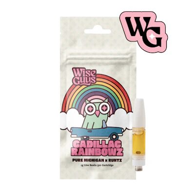 Wise Guys - 1g Live Resin Cart - Cadillac Rainbowz