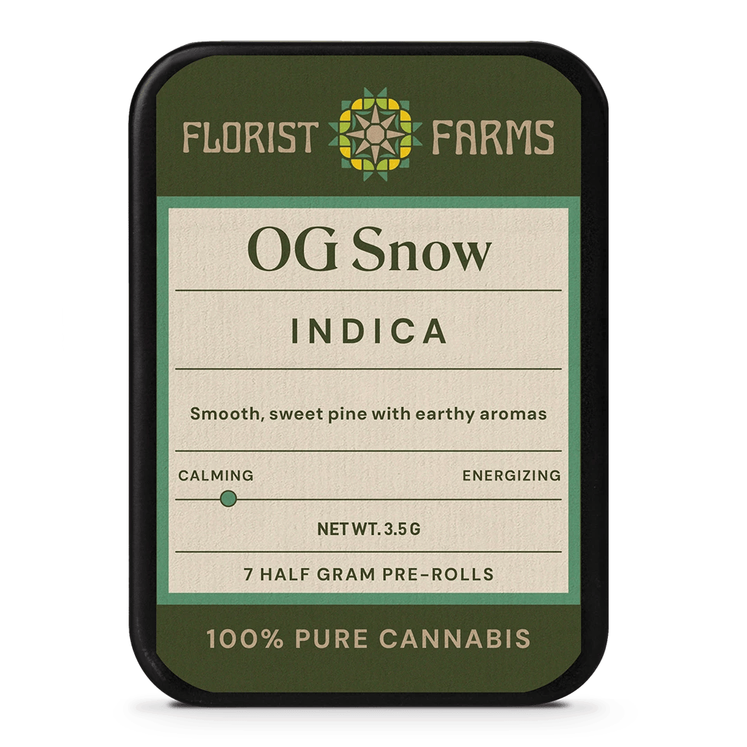Florist Farms - 7 Pack .5g Prerolls - OG Snow
