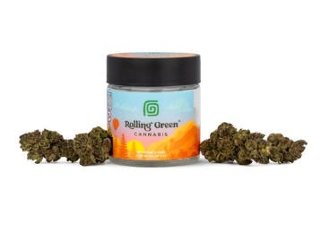 Rolling Green Cannabis-3.5G-Jar-Flower- Sherbcream