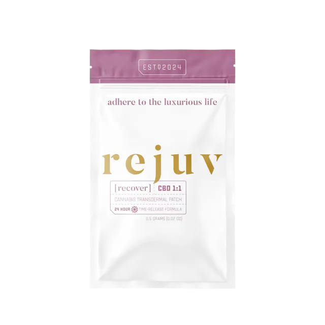 Rejuv Transdermal Patch Recover 1 THC : 1 CBD 25mg (hybrid, transdermal patches, 0.14g)