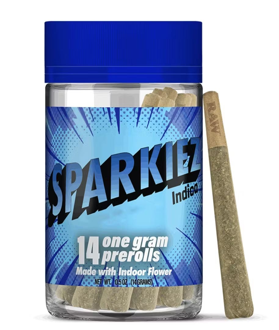 Hayward Dispensary: Sparkiez Bubba Kush - 14pk Pre-Rolls | Cookies