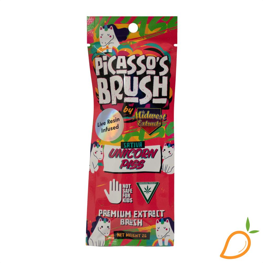 2g Unicorn Piss Live Resin Picasso's Brush Midwest Extracts
