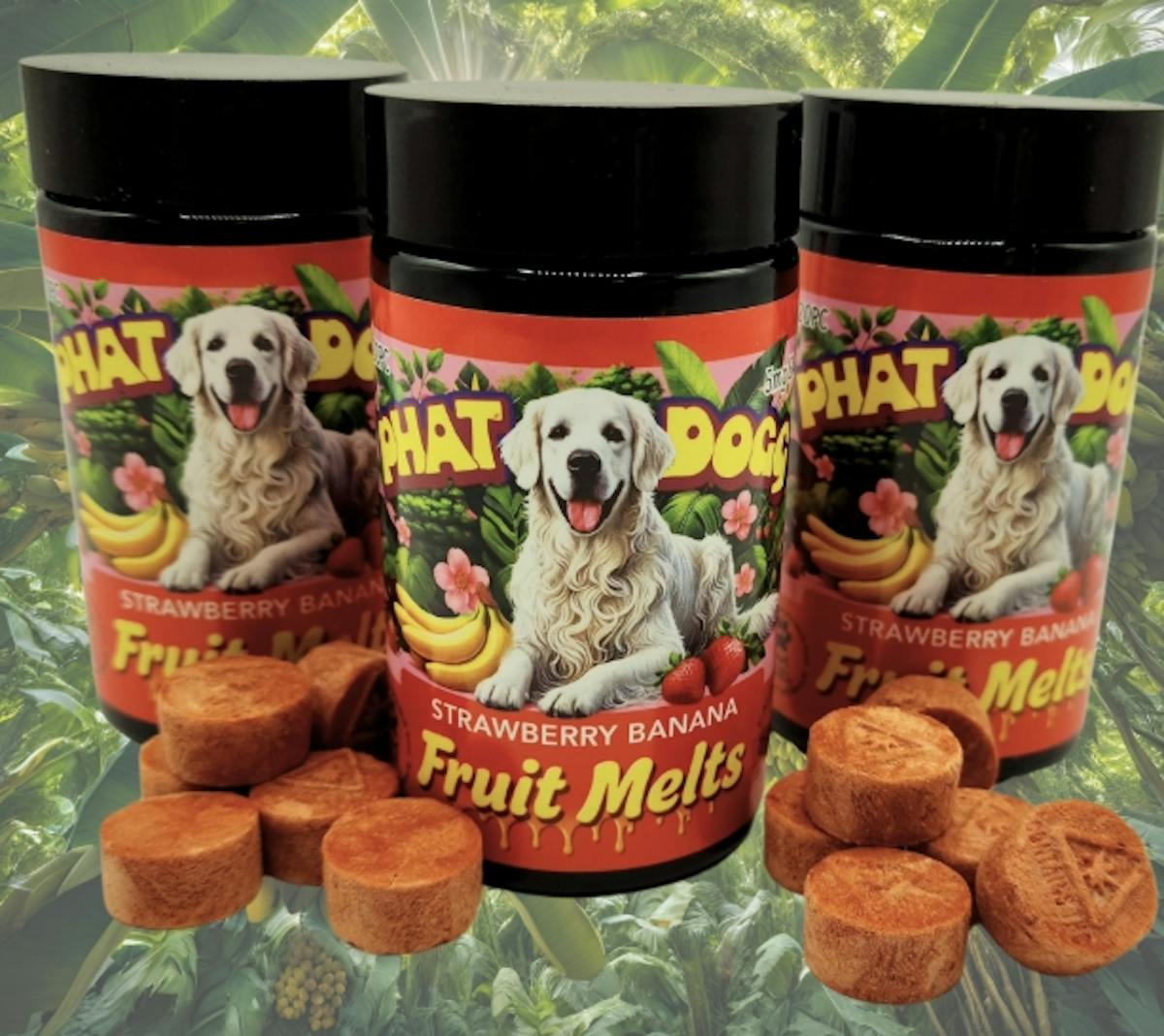 Photo of Strawberry Banana Fruit Melt 100mg Phat Dogg