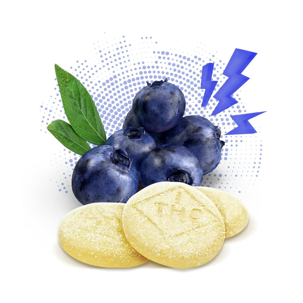 Sour Blueberry C-Bites - 100mg - 10ct - 