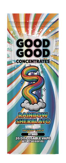 Good Good - 2g Disposable - Rainbow Sherblato