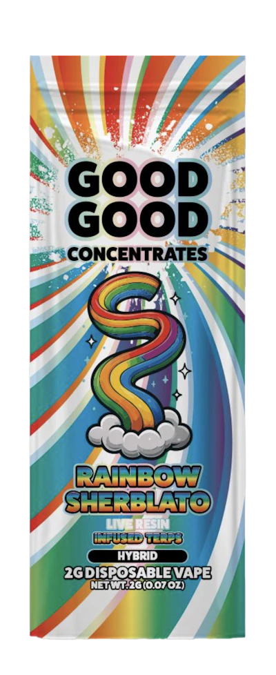 Good Good - 2g Disposable - Rainbow Sherblato