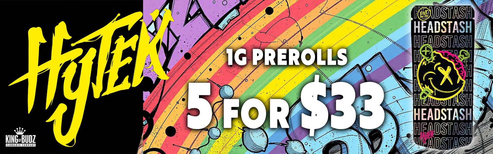 Hytek 1G Pre-Rolls 5 For $33