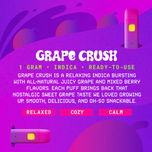 SNACKBAR – Grape Crush – Disposable 1g-12