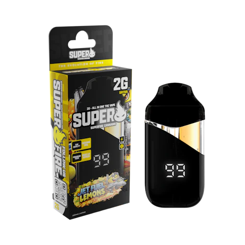 Superfire - 2g Disposable - Jet Fuel Lemons (S)