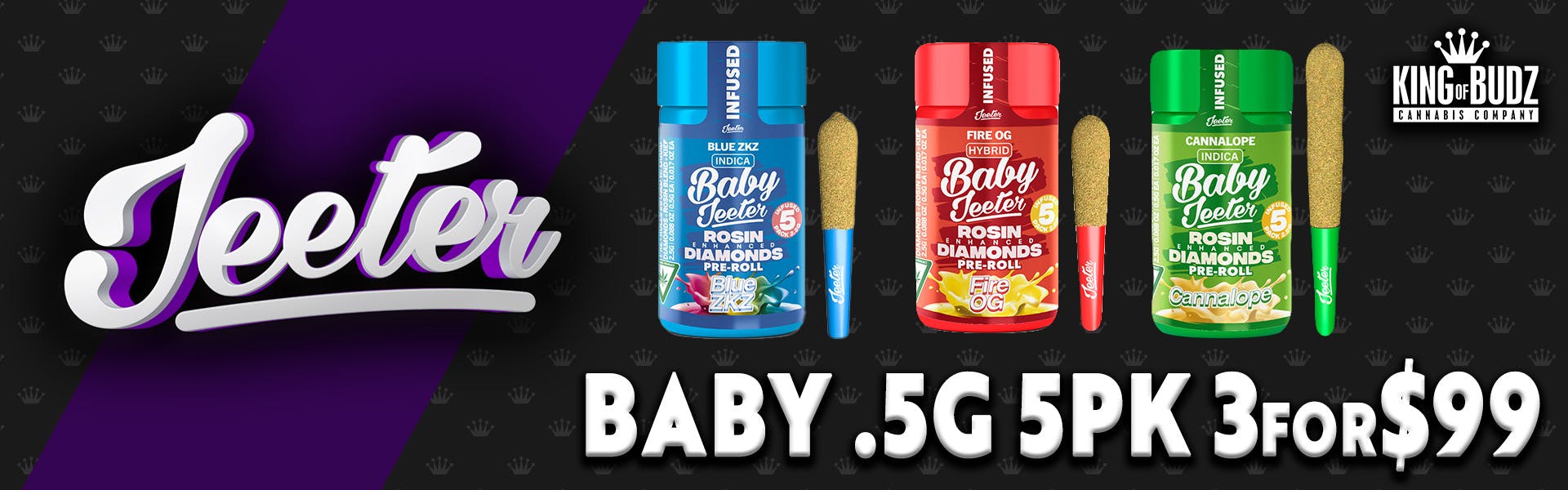 3 FOR $99 BABY JEETER