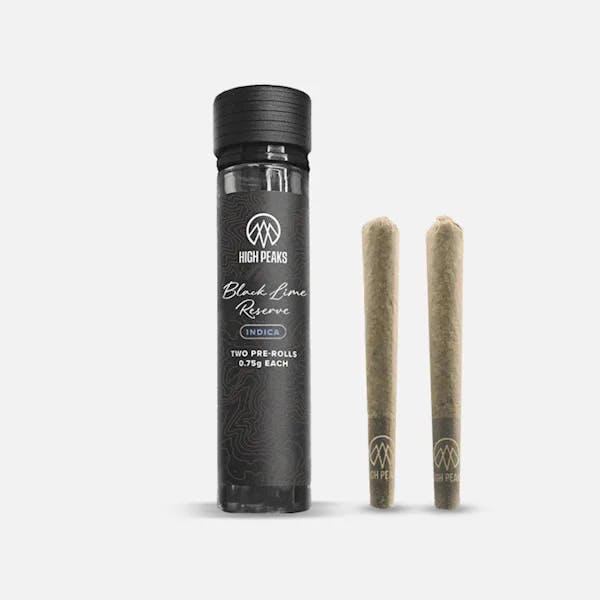 Pre-Roll | High Peaks | Black Lime Reserve | 2ct | 1.5g